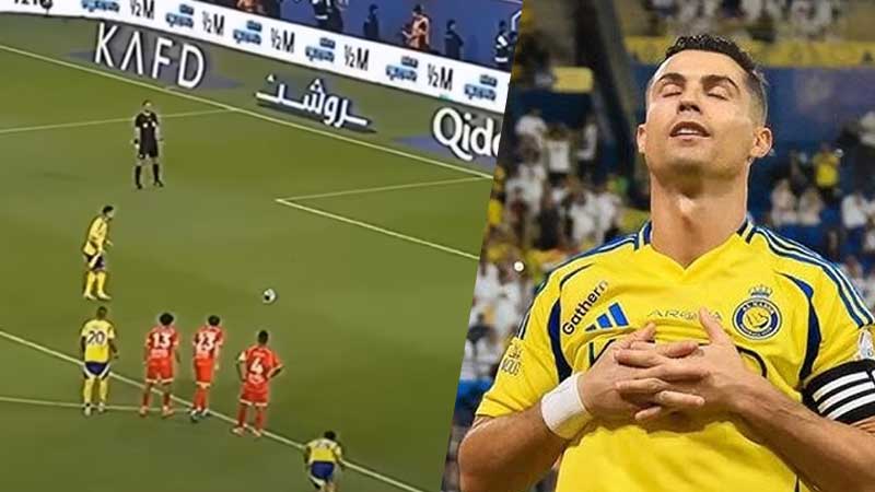 Cristiano Ronaldo ghi bàn trên chấm phạt đền